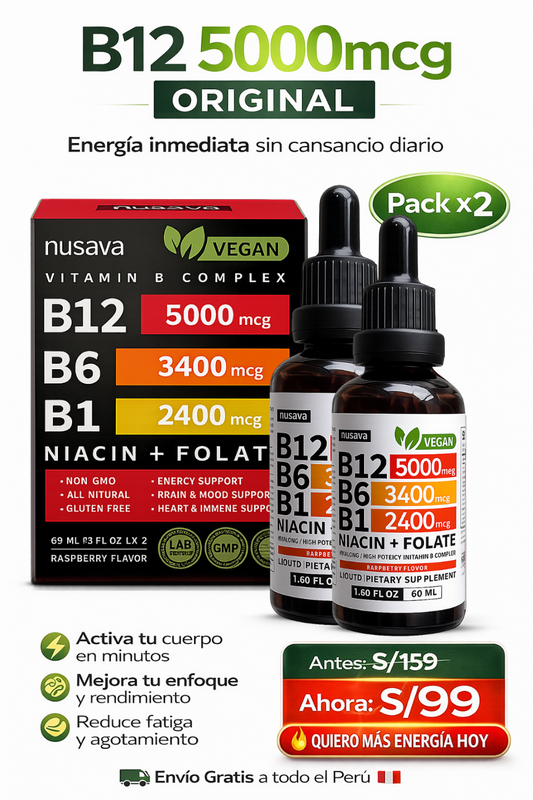 B12 Complex Original | Energía Extrema y Vitalidad Diaria en Gotas