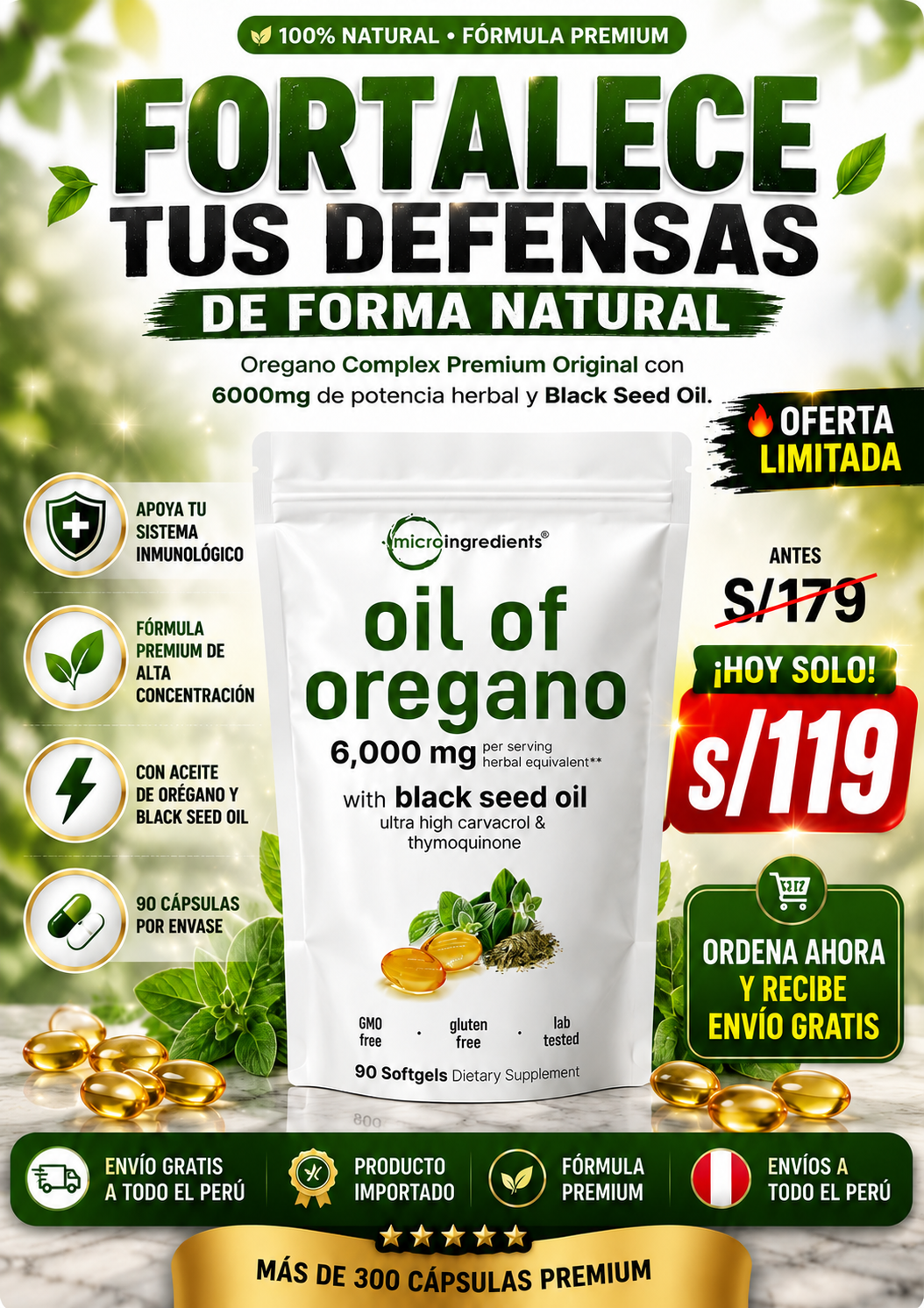 Oregano Complex Premium Original