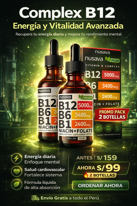 Complex B12 – Energía y Vitalidad Avanzada