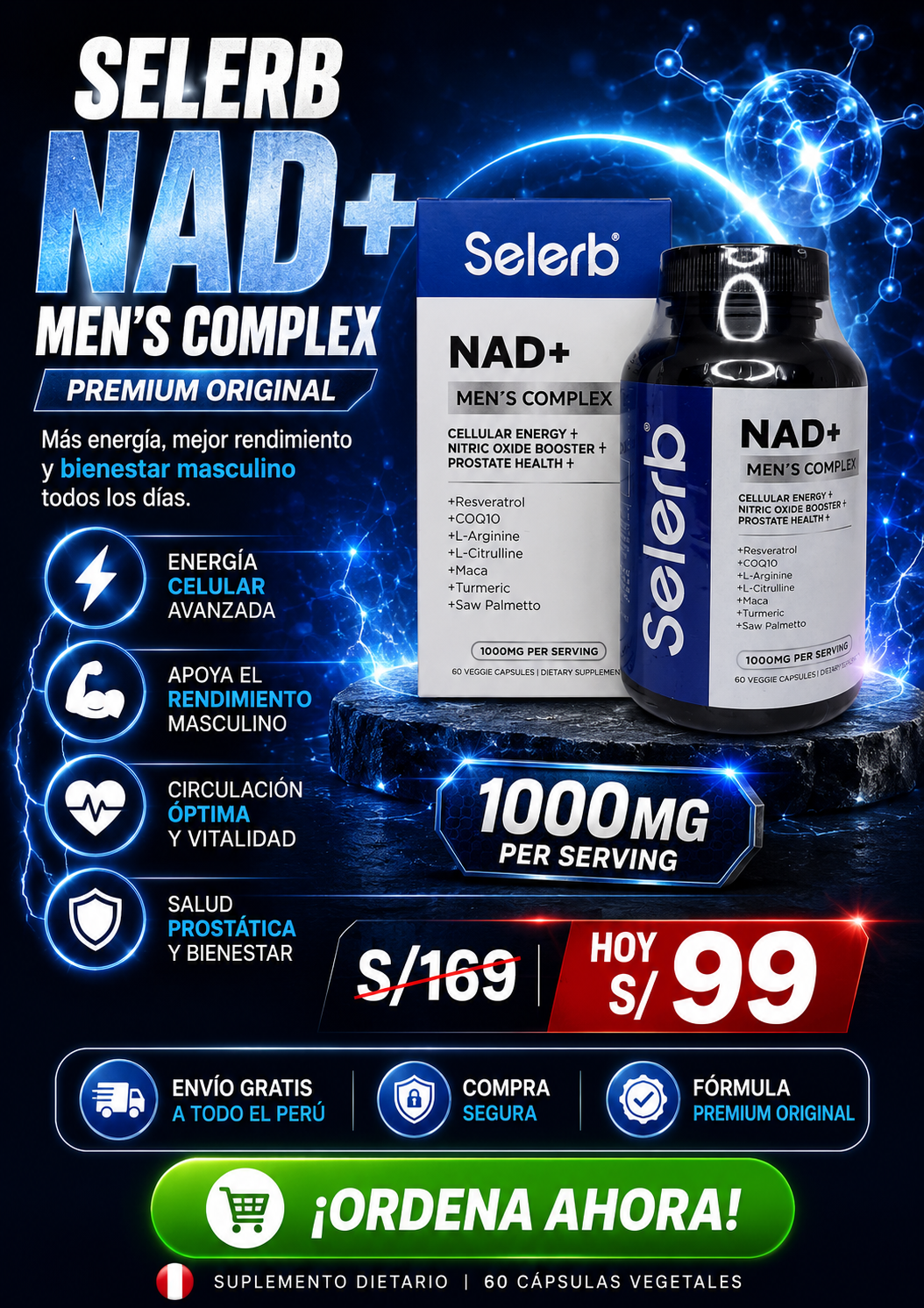 Selerb NAD+ Men's Complex Premium Original