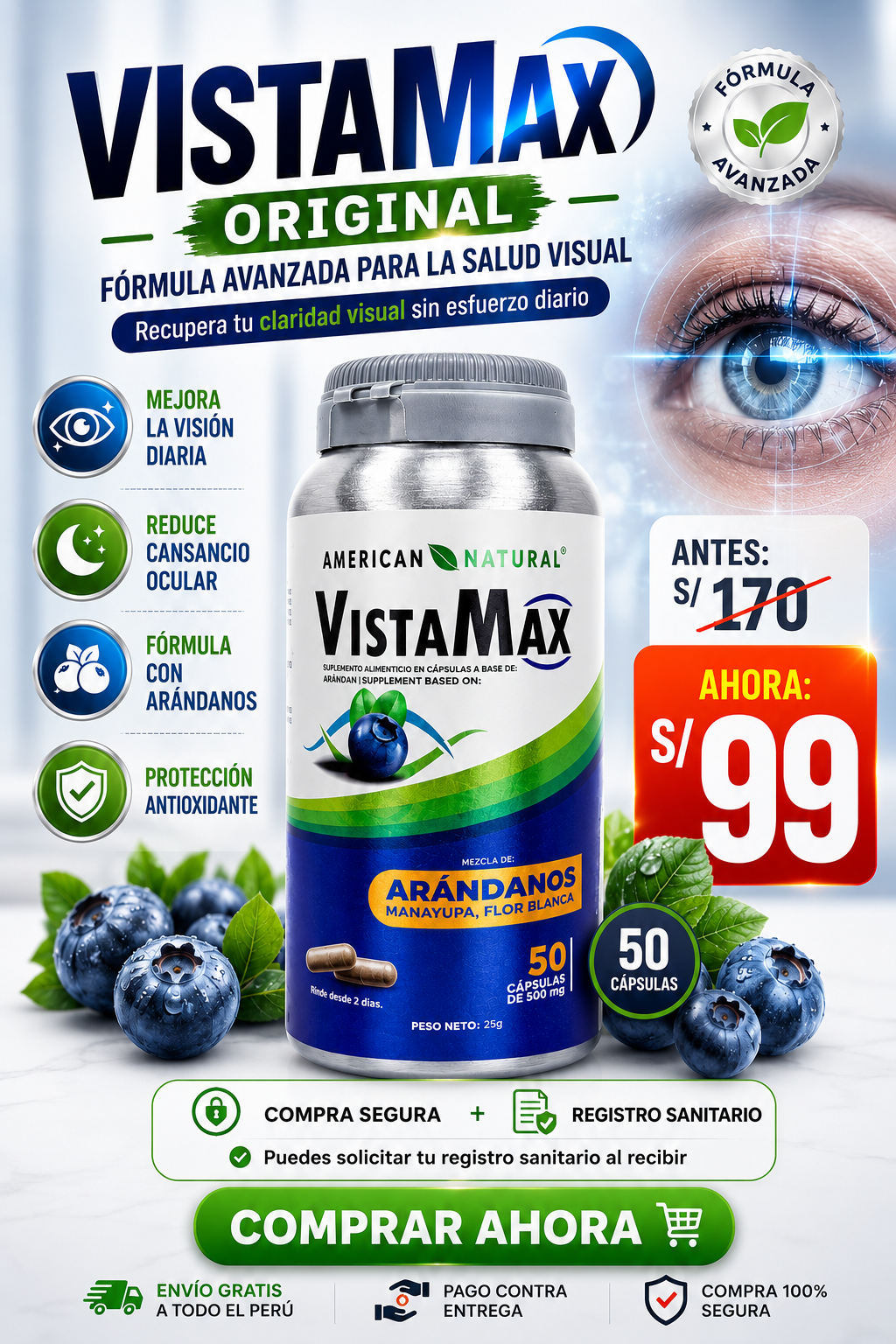 VistaMax Original | Fórmula Avanzada para la Salud Visual