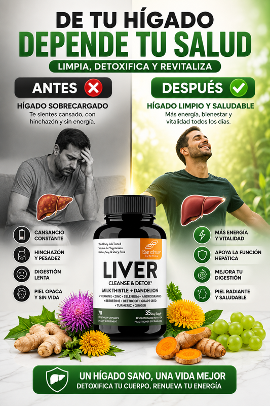 Liver Ultra+ Original | Limpieza y Detox Hepático