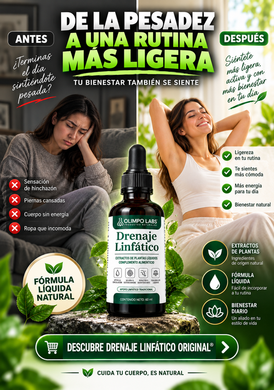 Drenaje Linfático Original® – Fórmula Líquida Natural