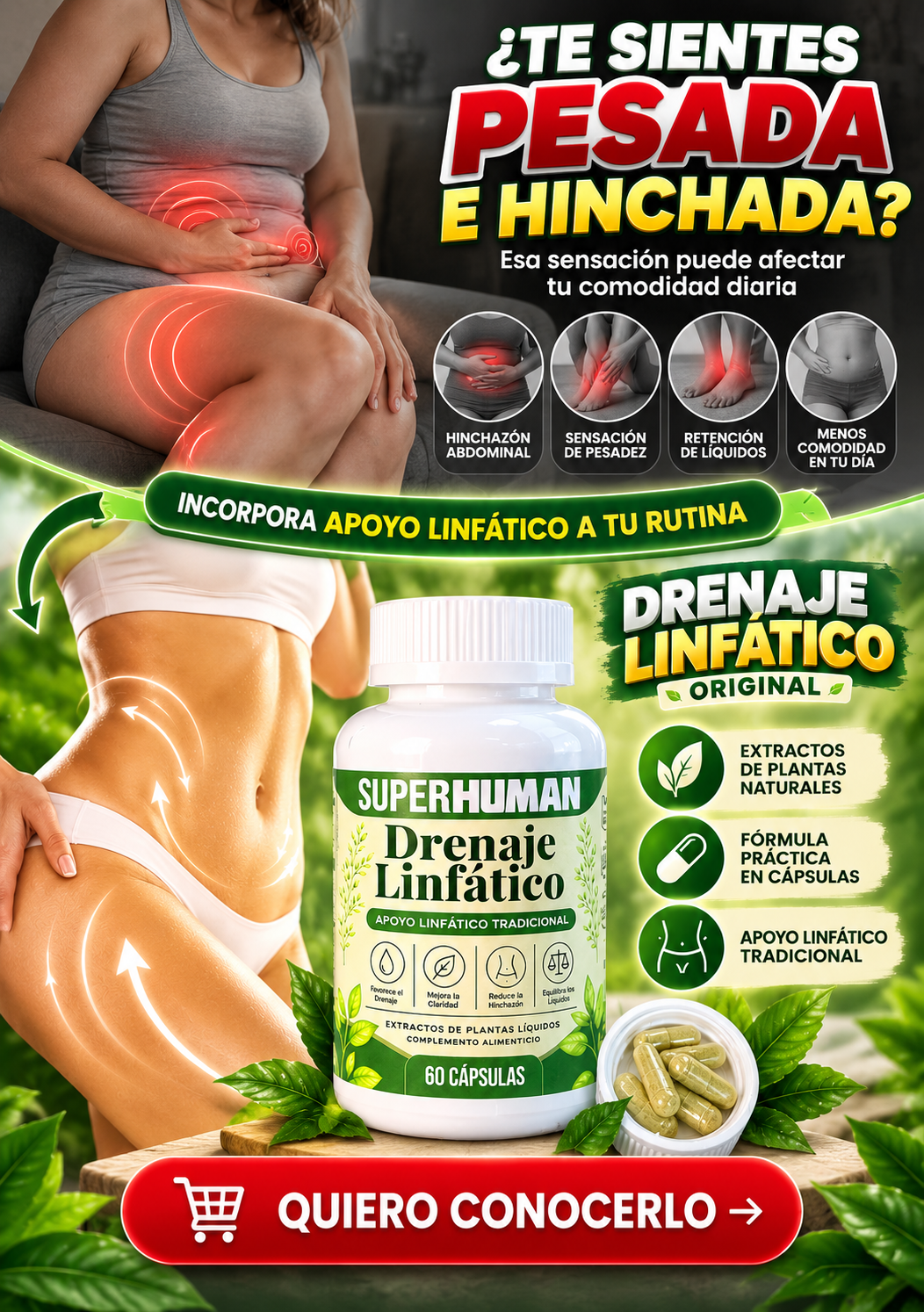 Drenaje Linfático en Cápsulas Original – Fórmula Natural